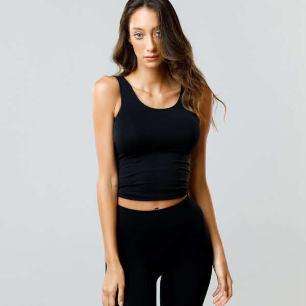 Naked Seamless basic top in Black
