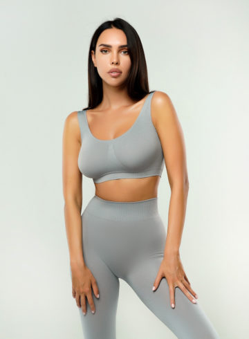 Naked Seamless crop top in Gray
