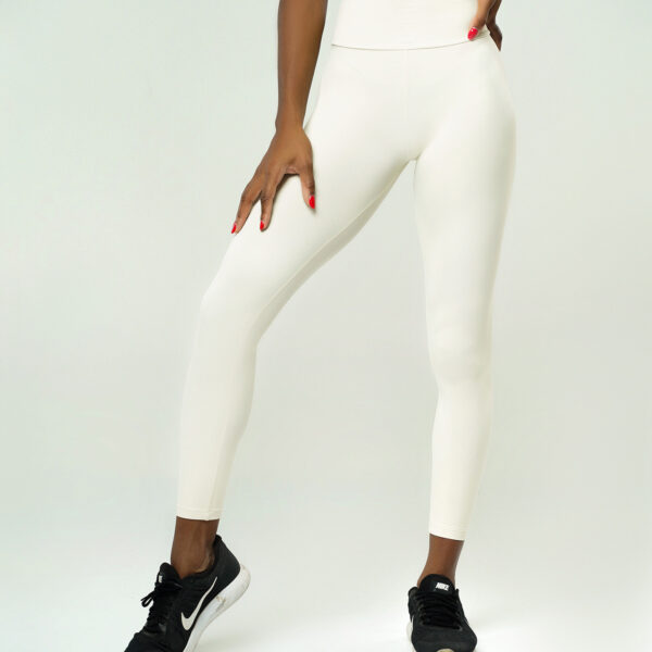 Ocean Breeze Seamless high waisted legging in Creamy white