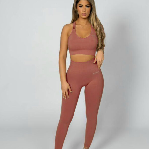 Game On Leggins In Dusty Rose