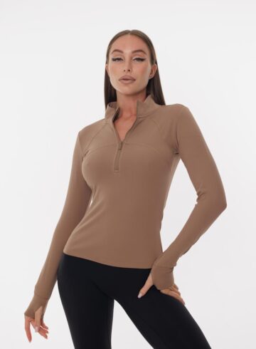 Unbeatable half zipper jacket